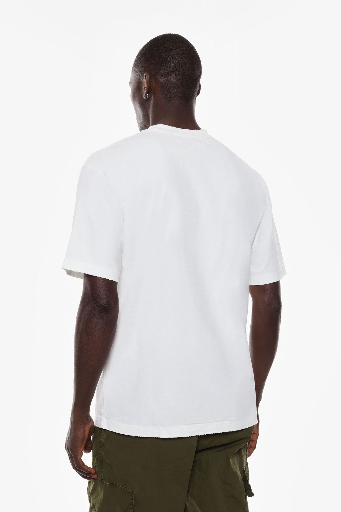 T-shirt a maniche corte con colletto rotondo