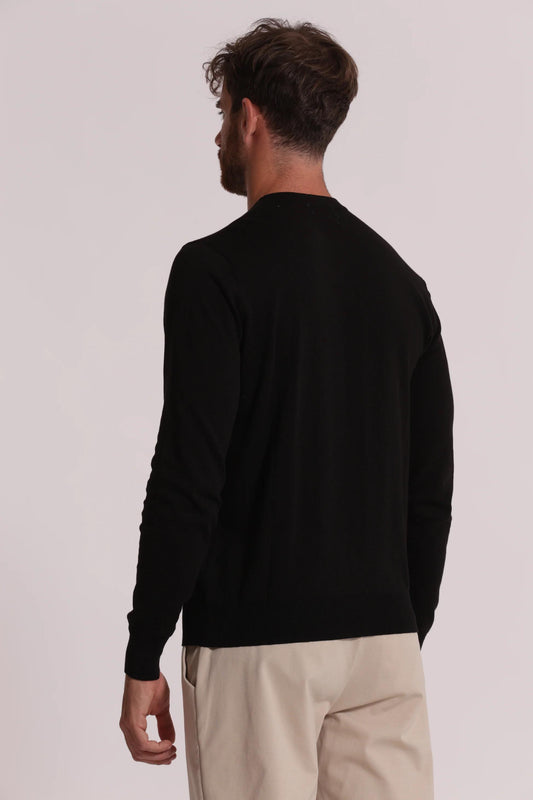 7x8 - Maglia girocollo in seta e cotone