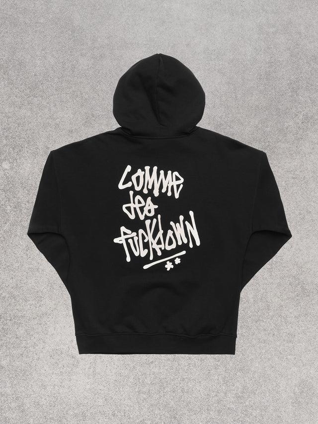 COMMES DES FUCKDOWN - Felpa con cappuccio e stampa avanti e retro