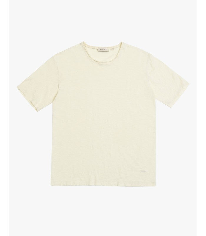 GIANNI LUPO - Tshirt in cotone slub