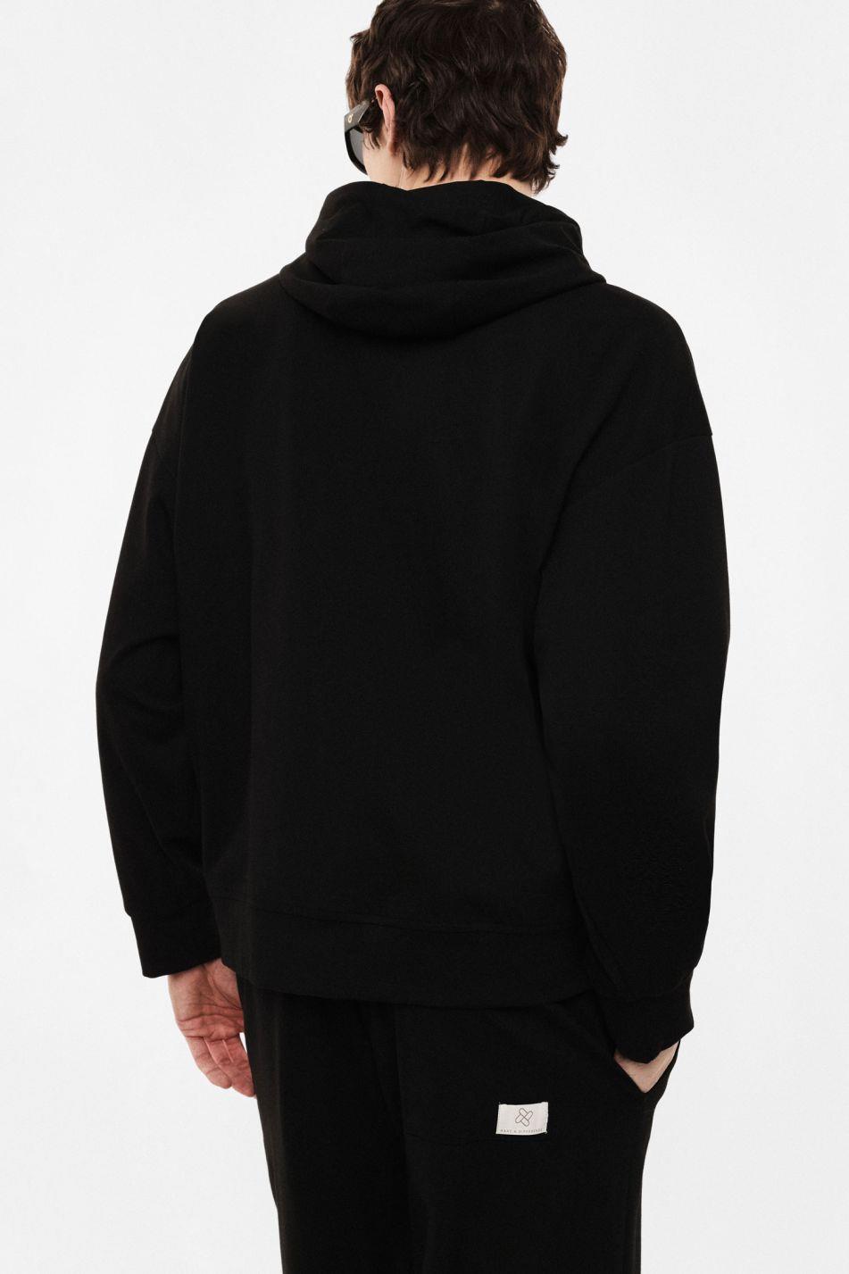 IMPERIAL - Felpa oversize con cappuccio e zip