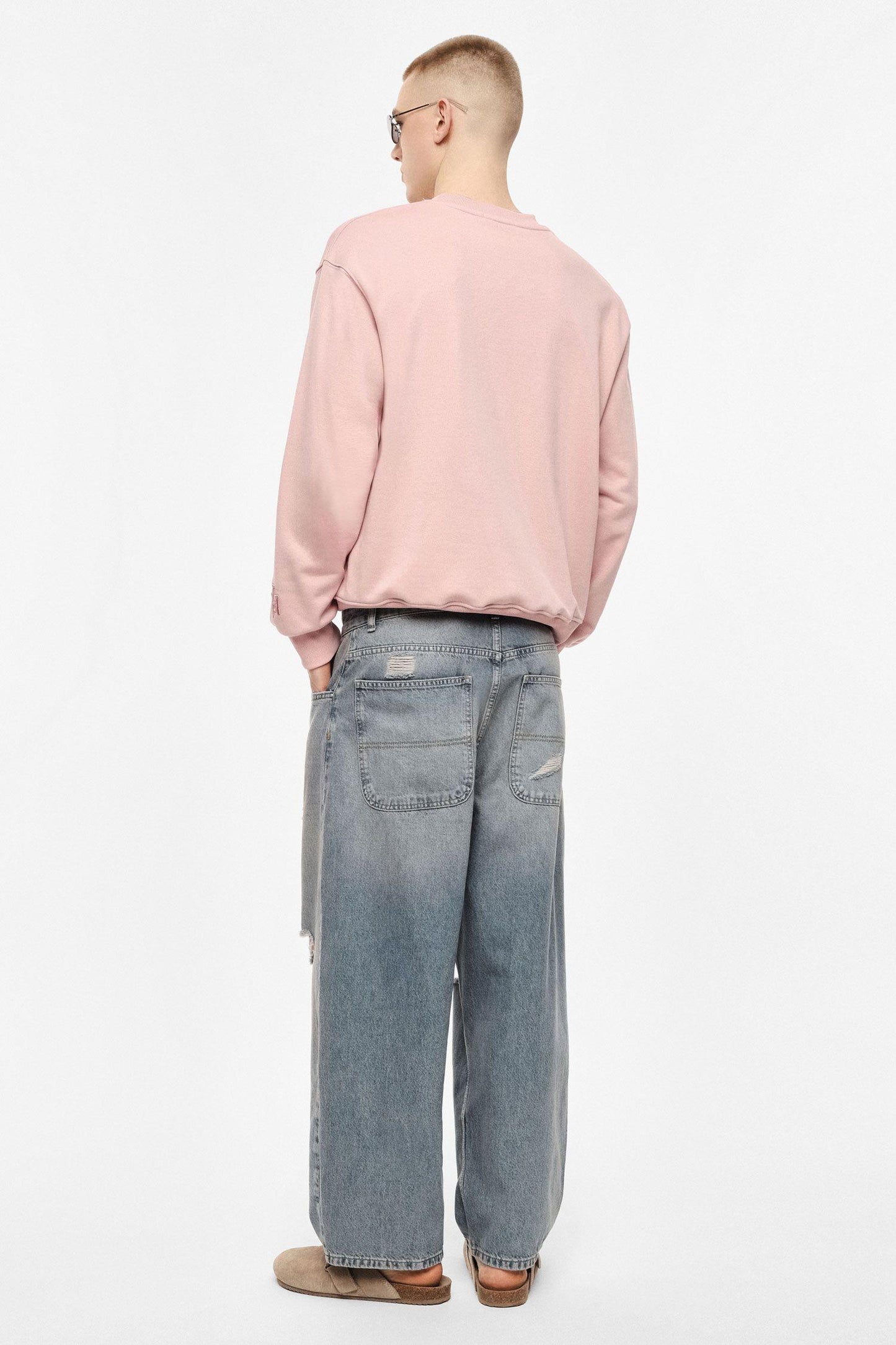 IMPERIAL - Jeans baggy-fit con strappi e tasche a cinque