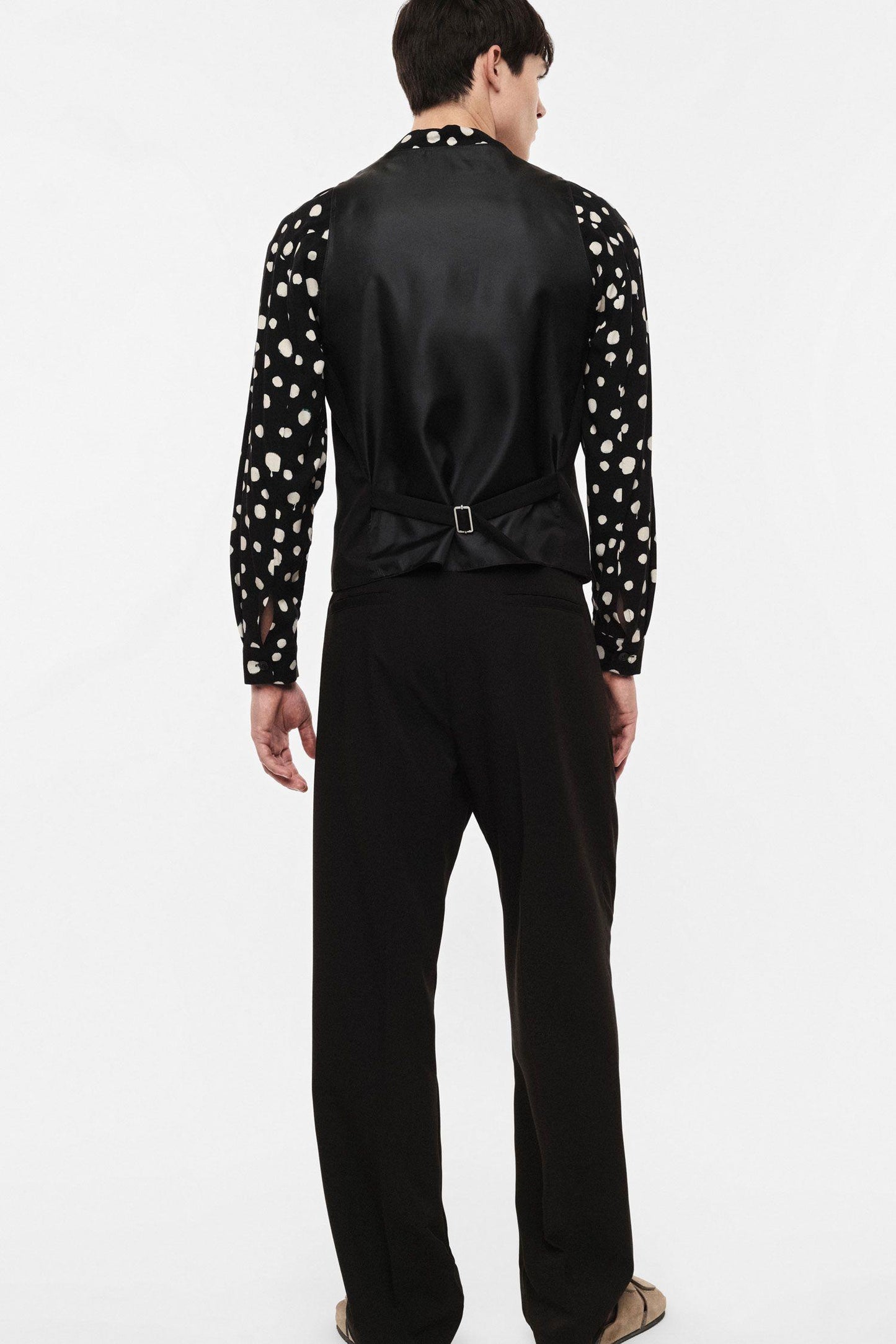 IMPERIAL - Pantaloni regular-fit pinces e chiusura con bottone