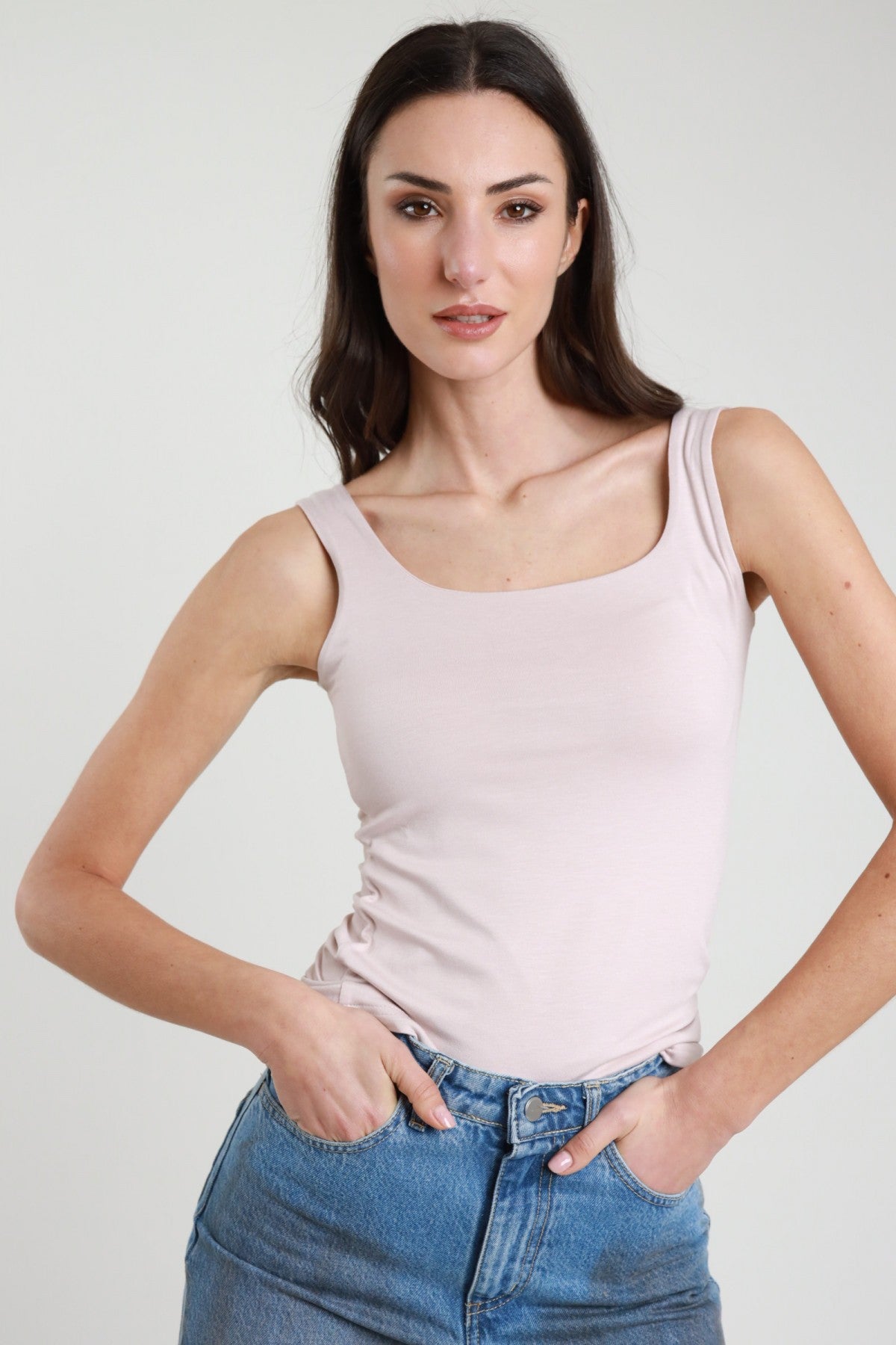 SUSY MIX - Canotta con scollo quadrato