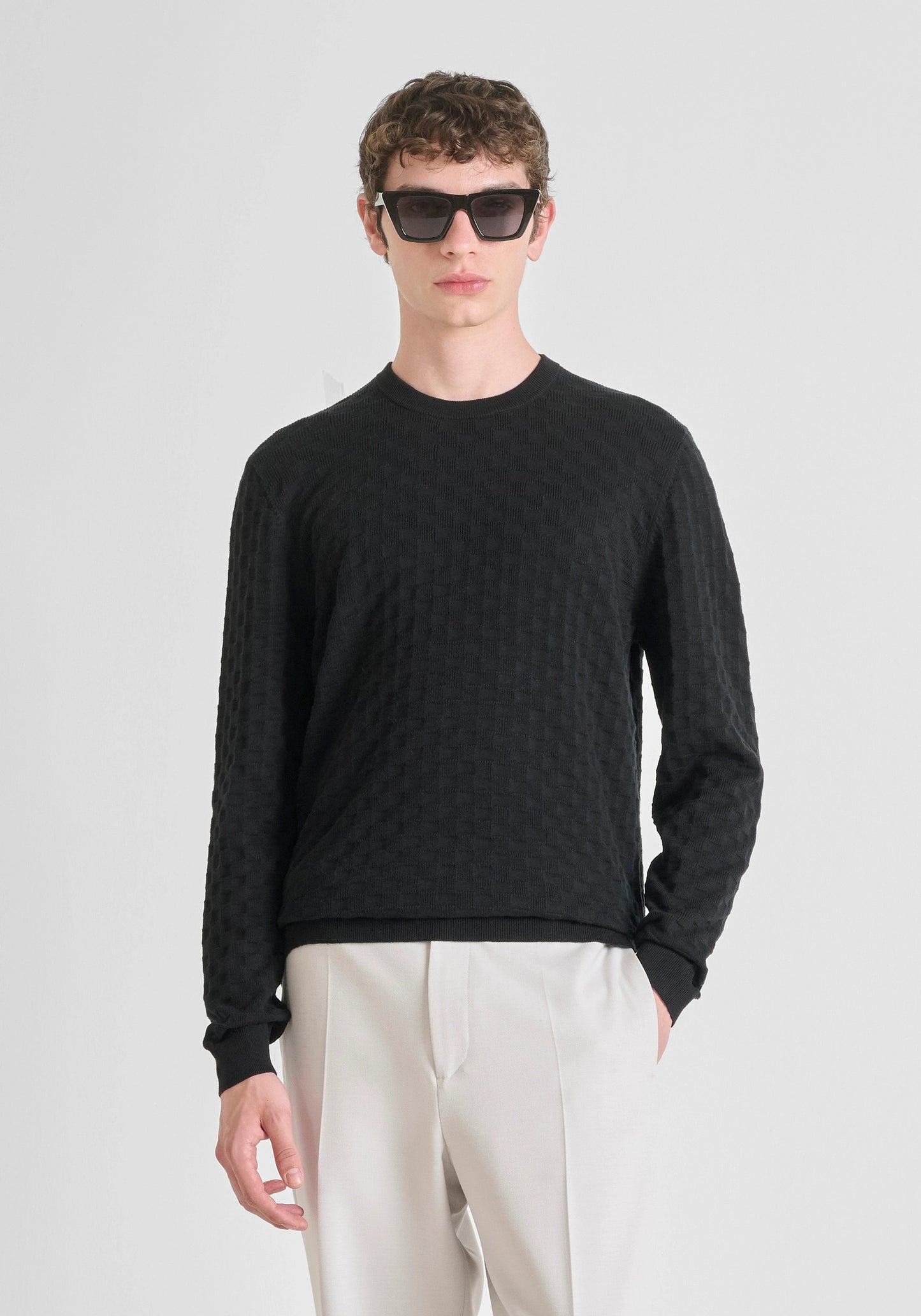 ANTONY MORATO - Maglia regular fit con motivo jaquard