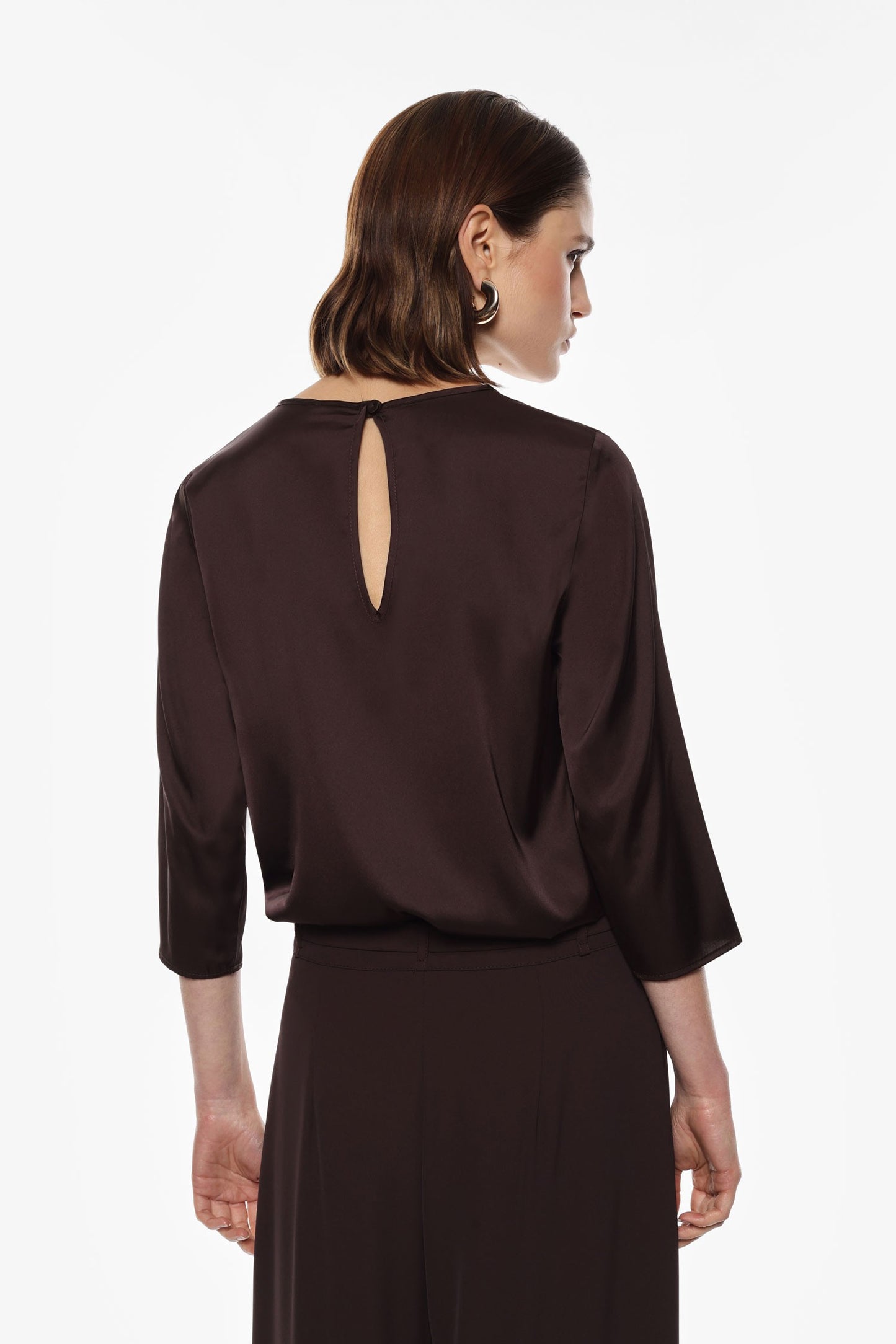 IMPERIAL - Top regular fit manica tre quarti girocollo