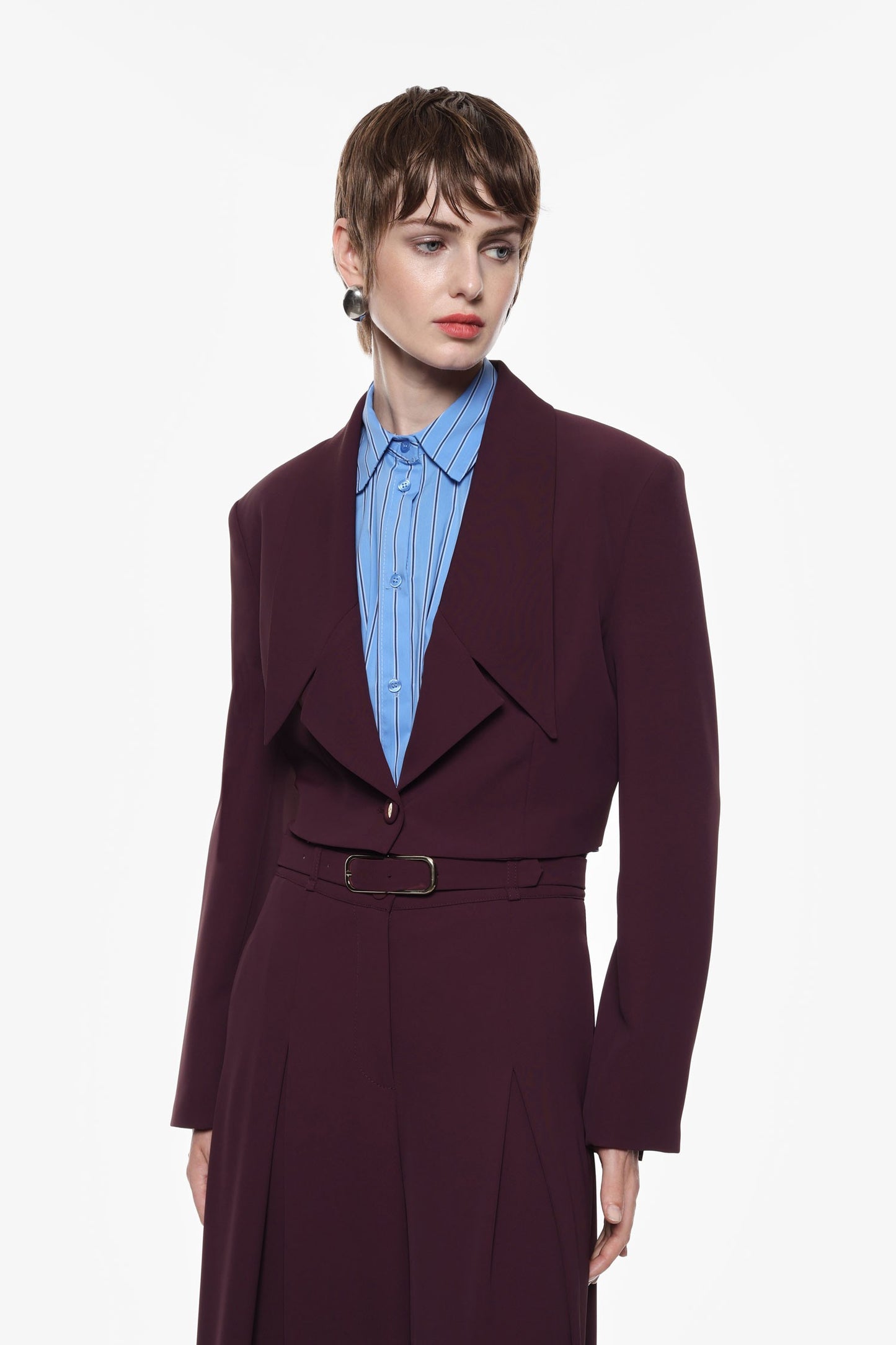 IMPERIAL - Blazer corto con chiusura monopetto