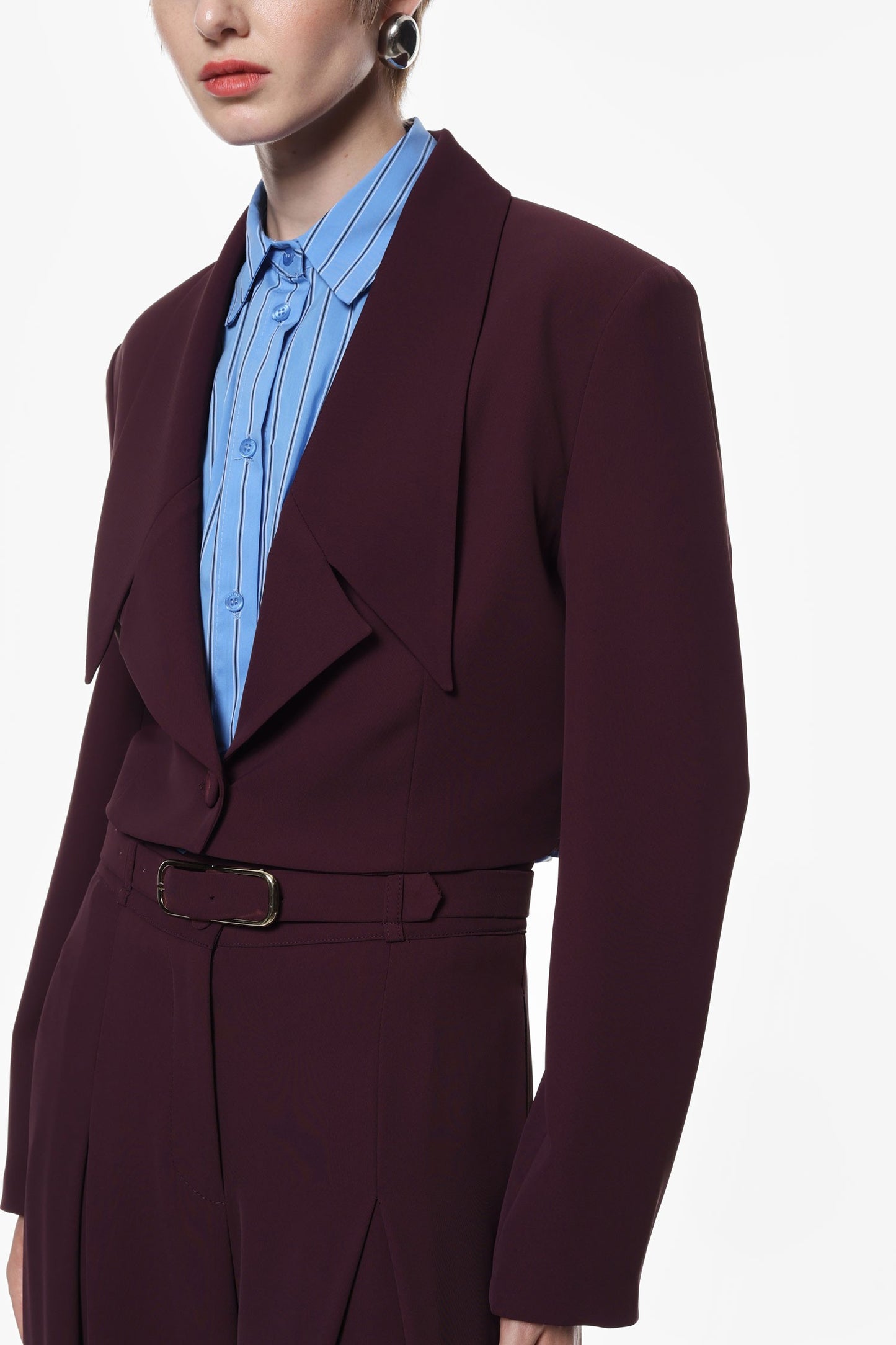 IMPERIAL - Blazer corto con chiusura monopetto