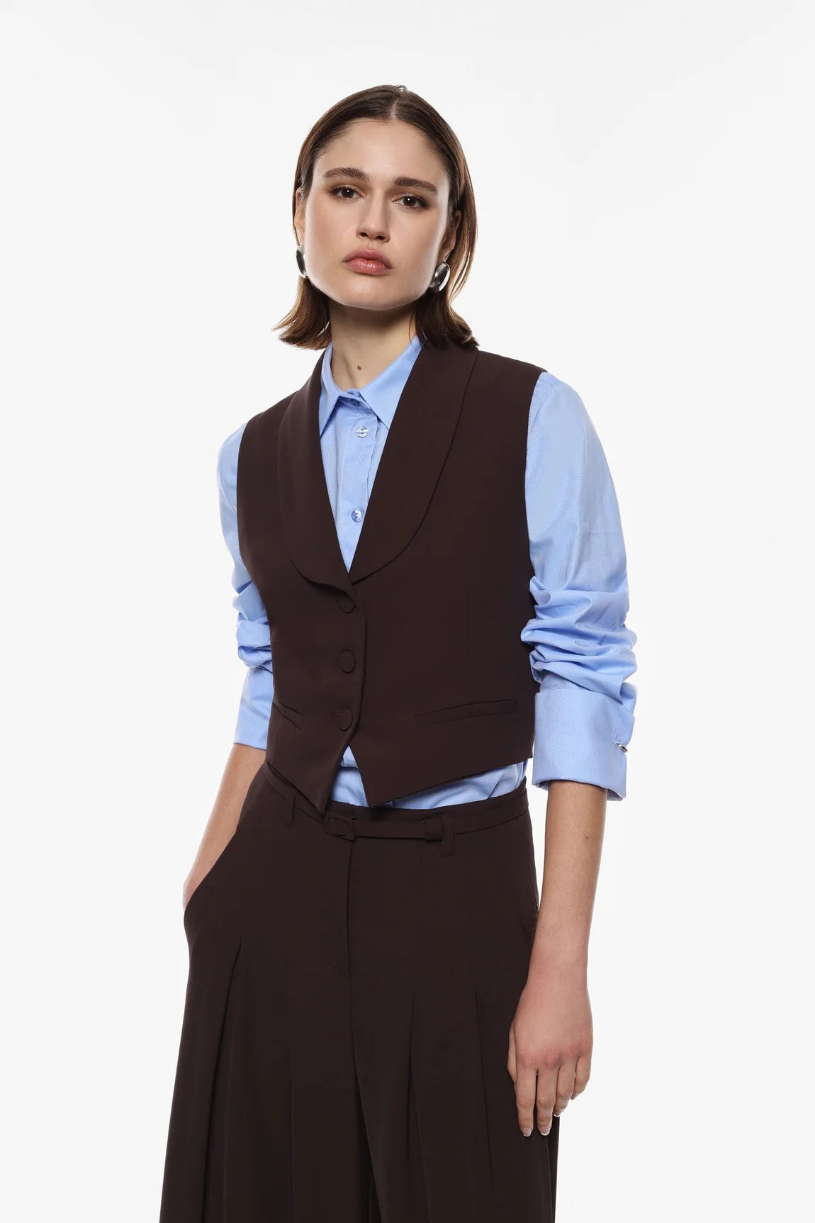IMPERIAL - Gilet con bottoni e tasche