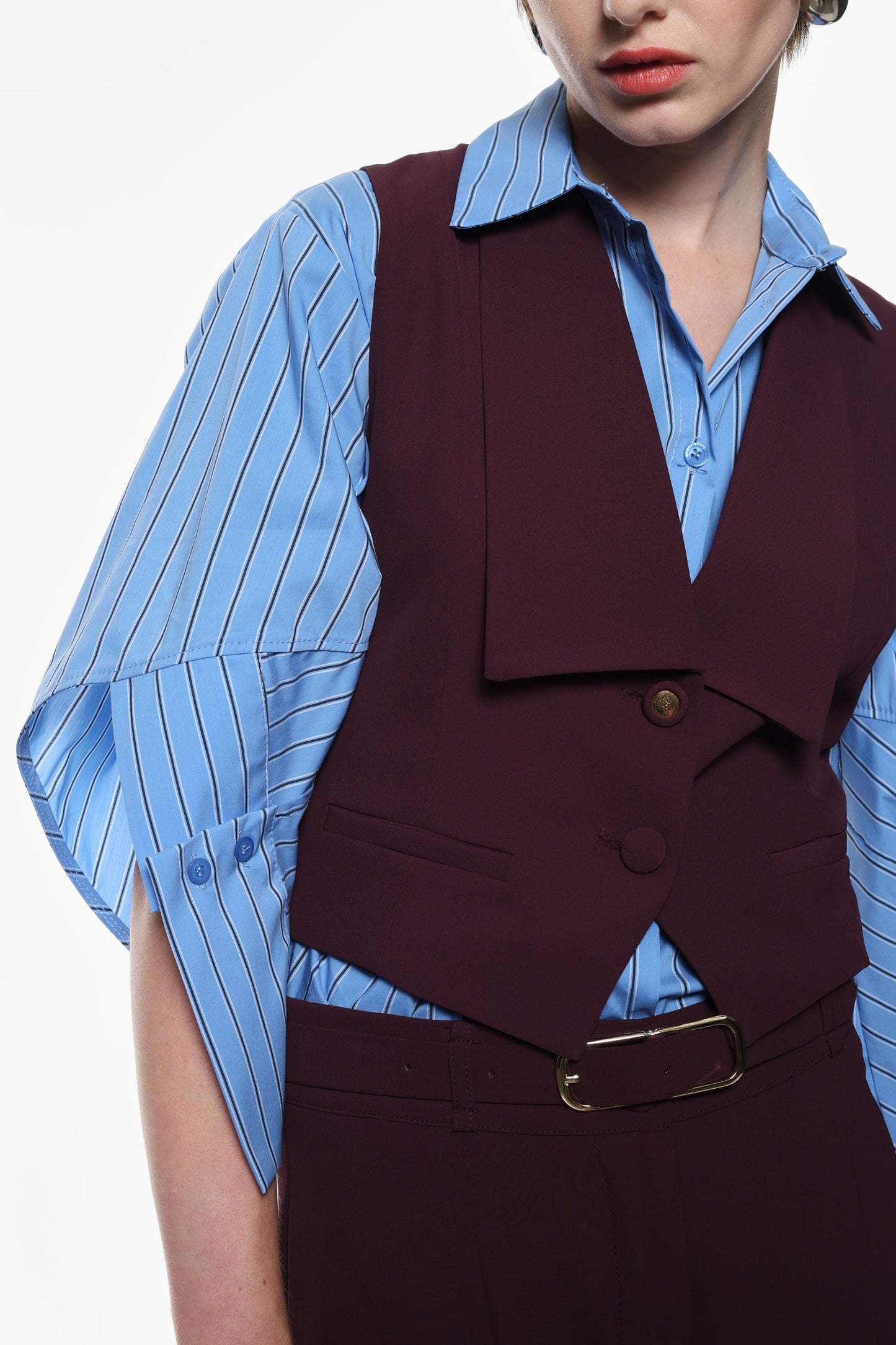 IMPERIAL - Gilet con bottoni e tasche