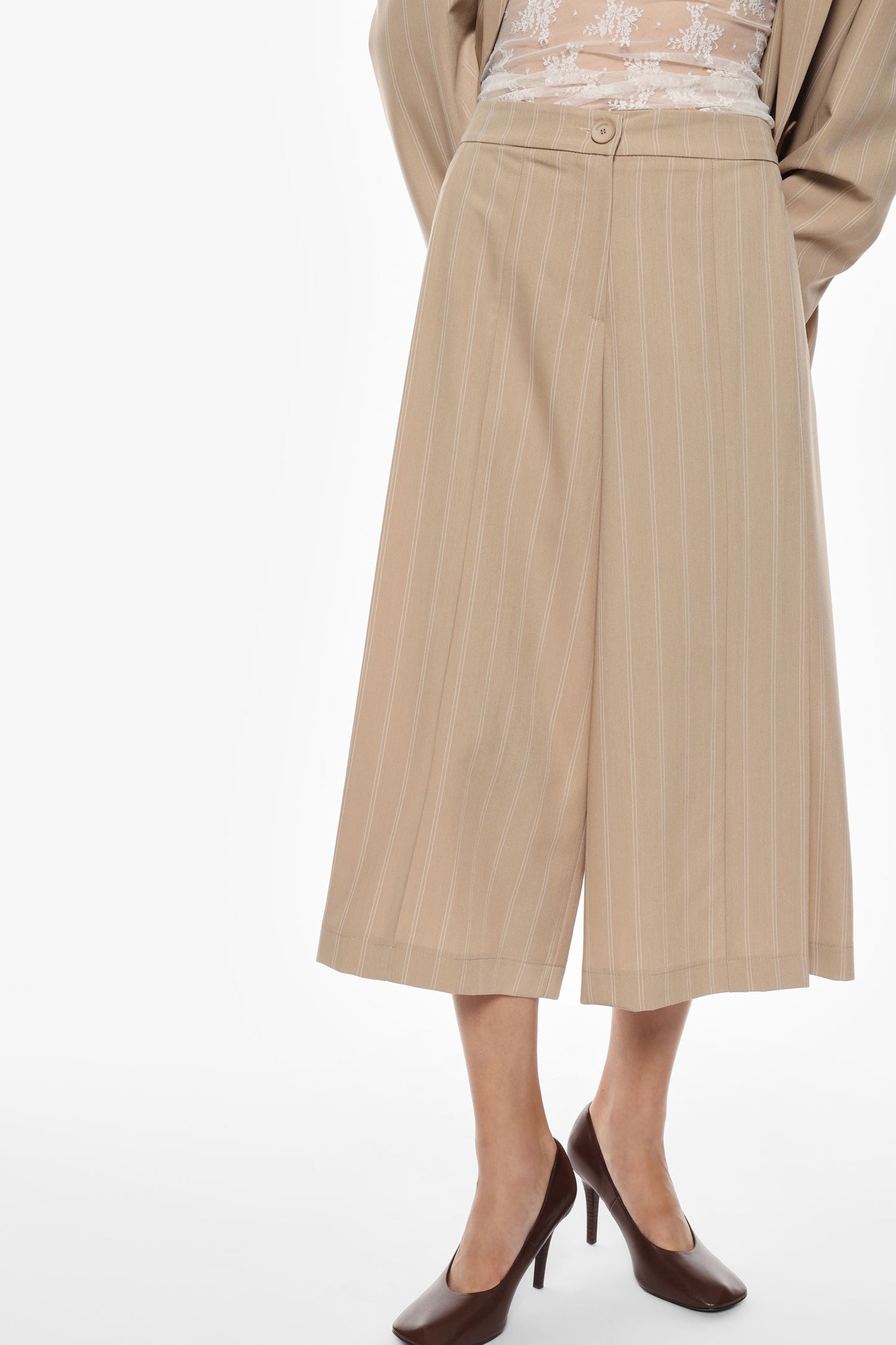 IMPERIAL - Pantaloni ampi a righe eleganti