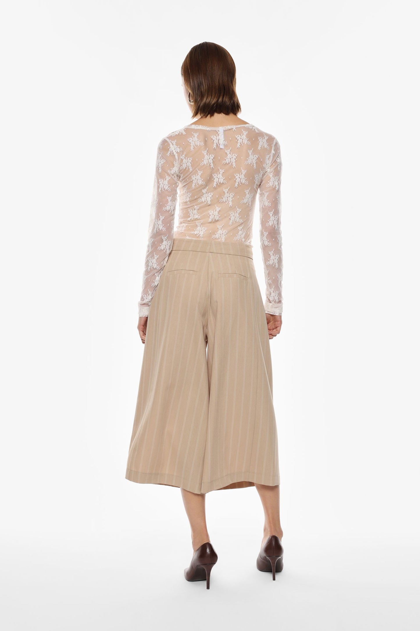 IMPERIAL - Pantaloni ampi a righe eleganti