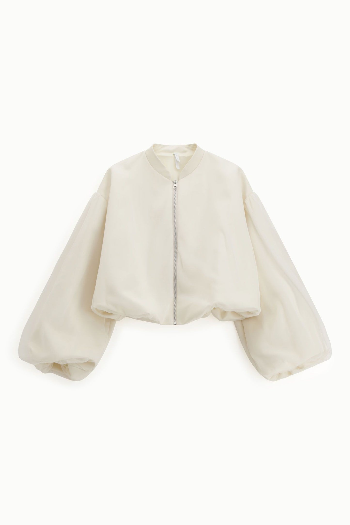 IMPERIAL - Bomber oversize con maniche in tulle