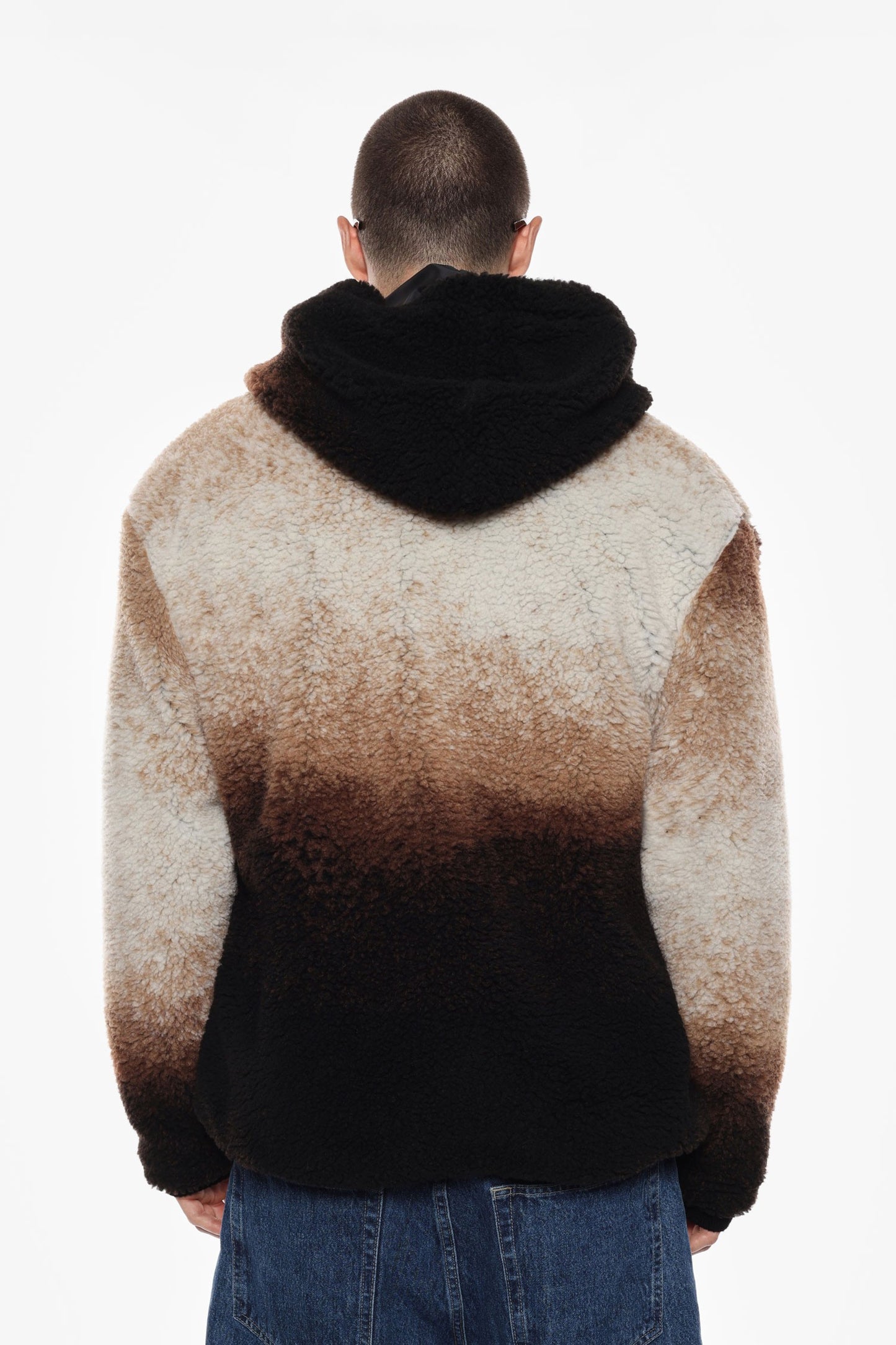 Giacca bomber con cappuccio e zip