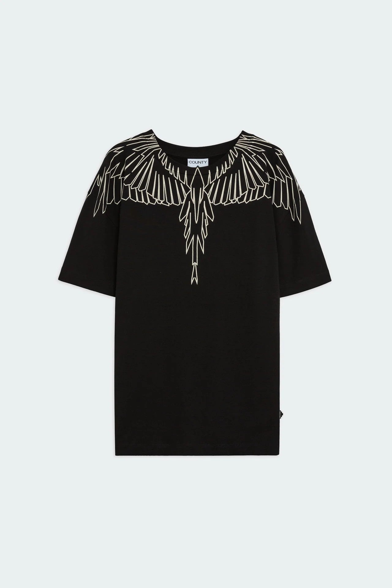 COUNTY OF MILAN - T-shirt con stampa aquila geometrica