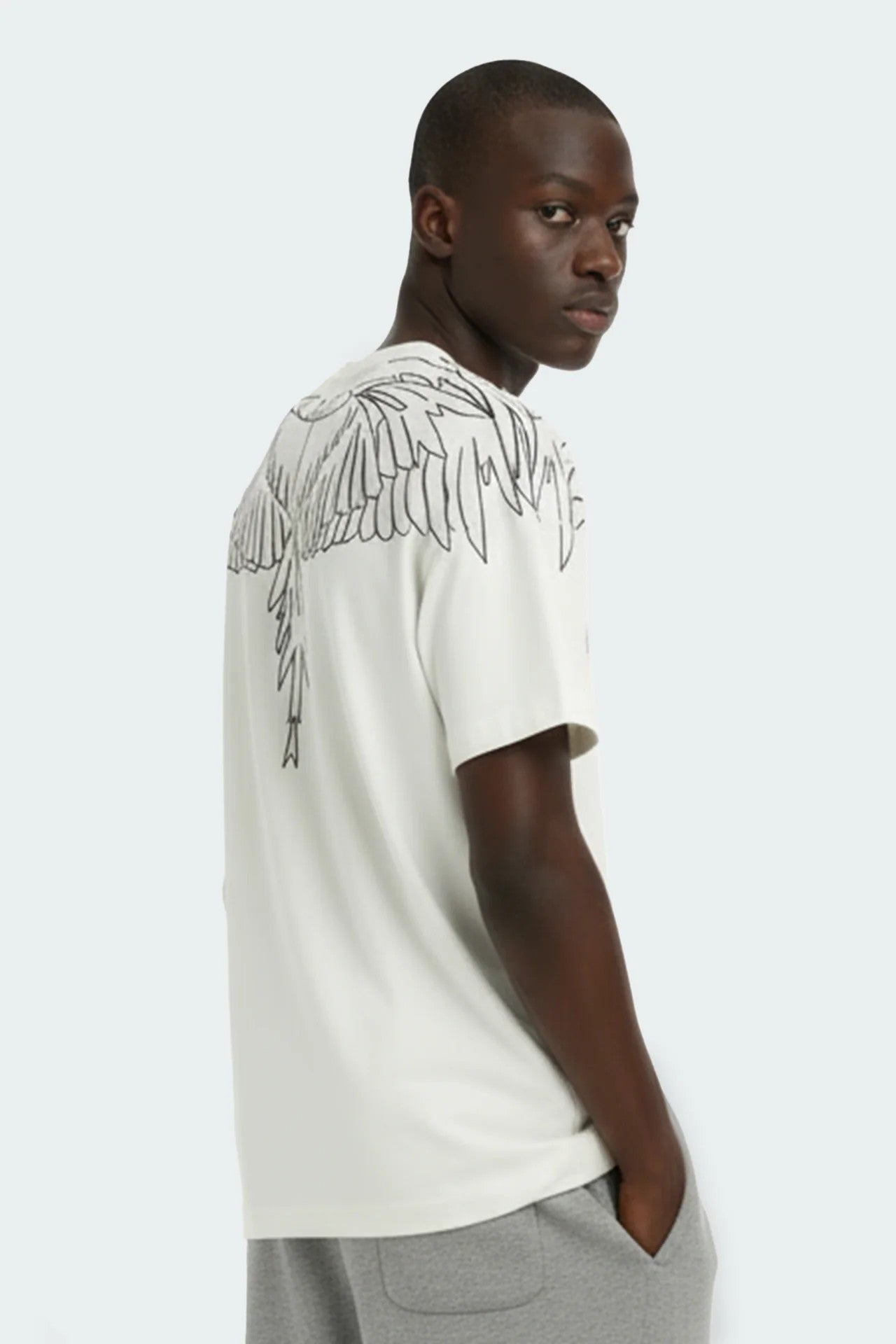 COUNTY OF MILAN - T-shirt con stampa aquila geometrica