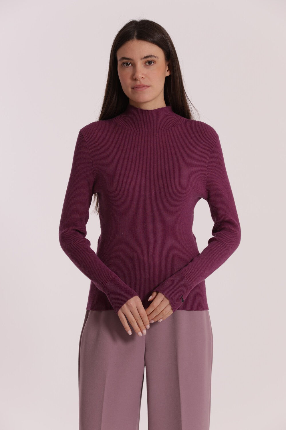 MIMI' MUA' - Maglia con ricamo sul polso