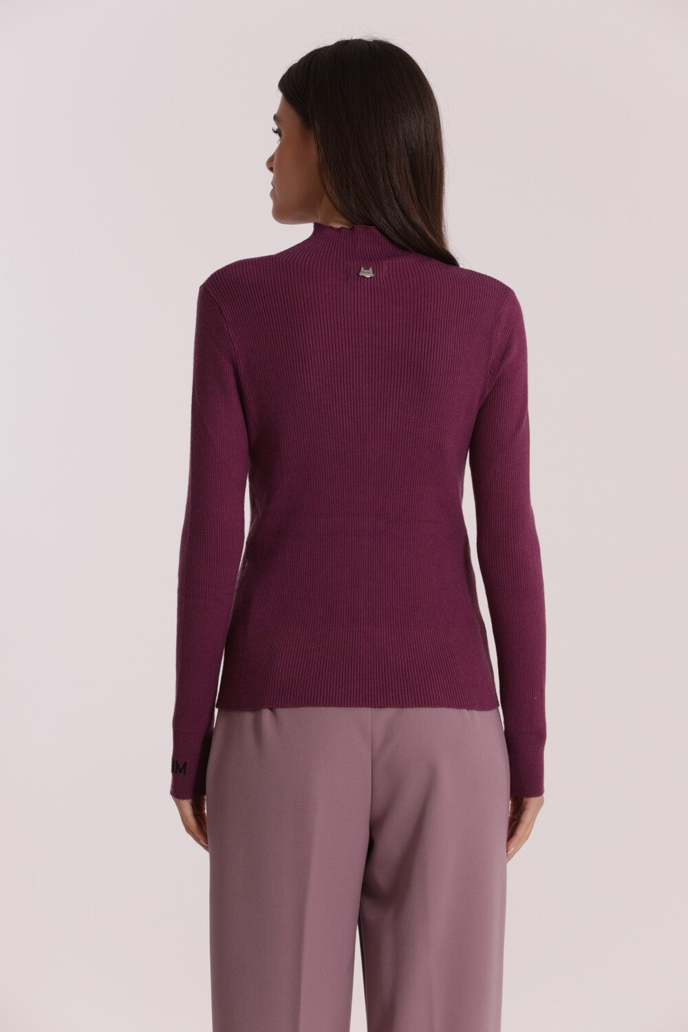 MIMI' MUA' - Maglia con ricamo sul polso