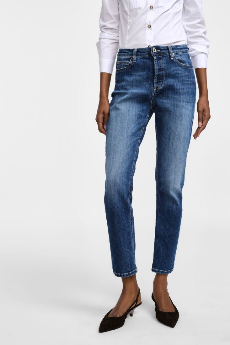 PLEASE - Jeans a gamba diritta lavaggio chiaro