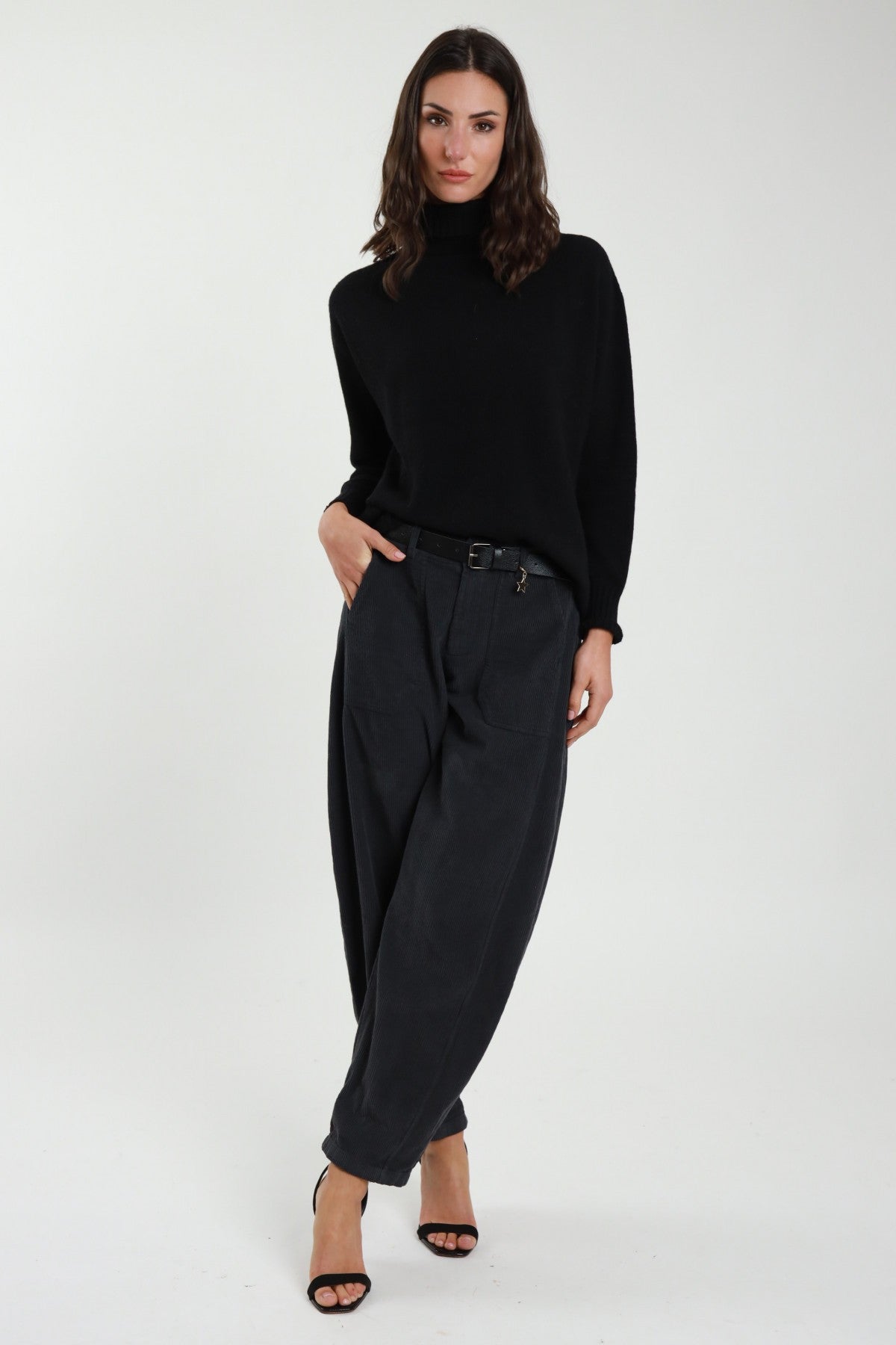 SUSY MIX - Pantaloni in velluto