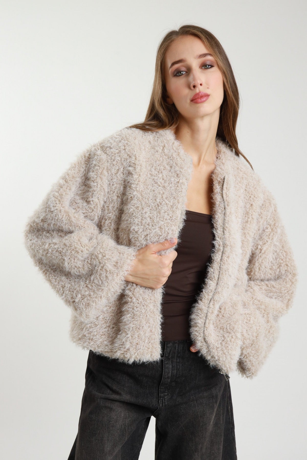 SUSY MIX - Bomber in ecopelliccia