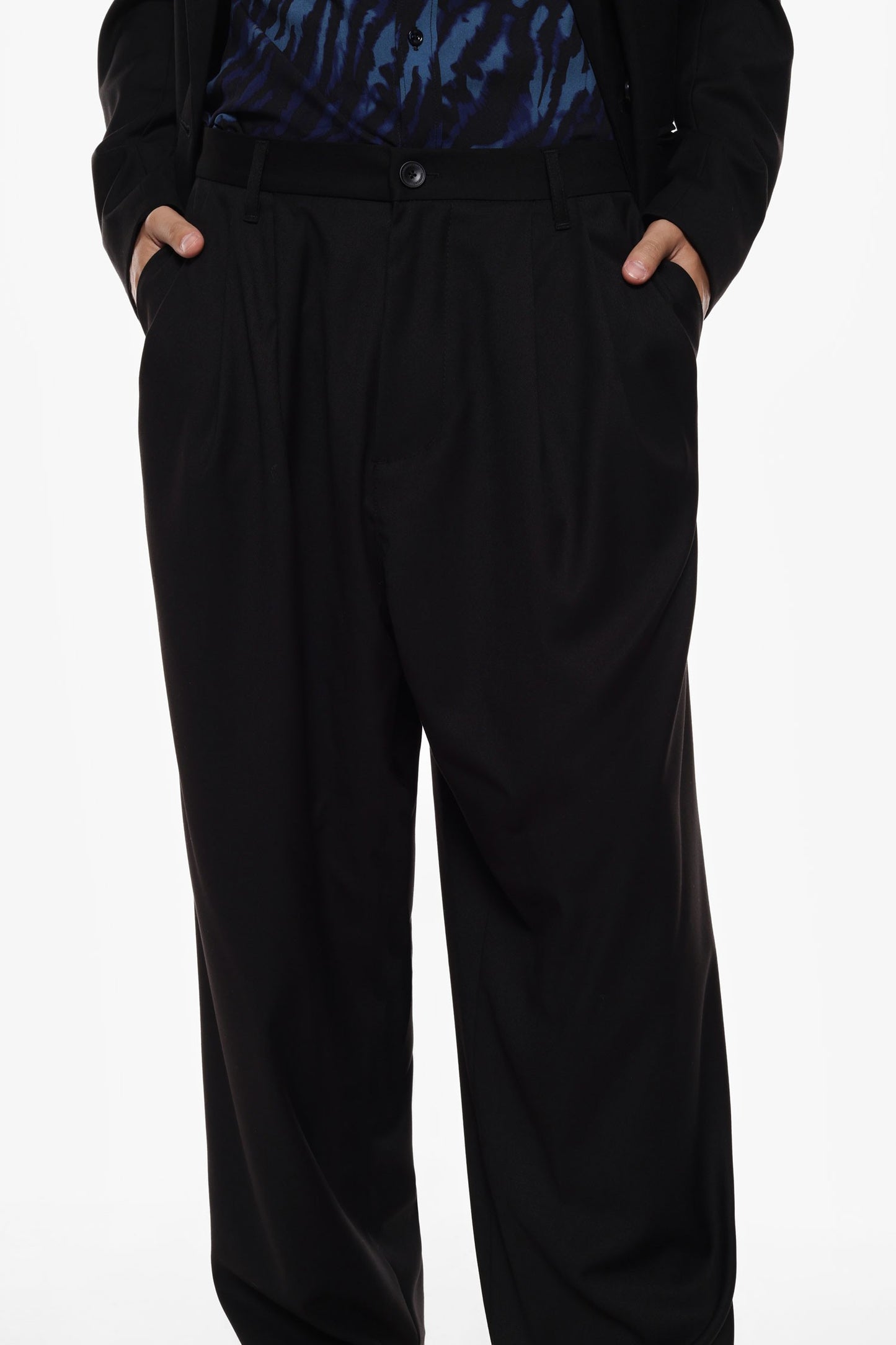 IMPERIAL - Pantaloni ampi a vita media