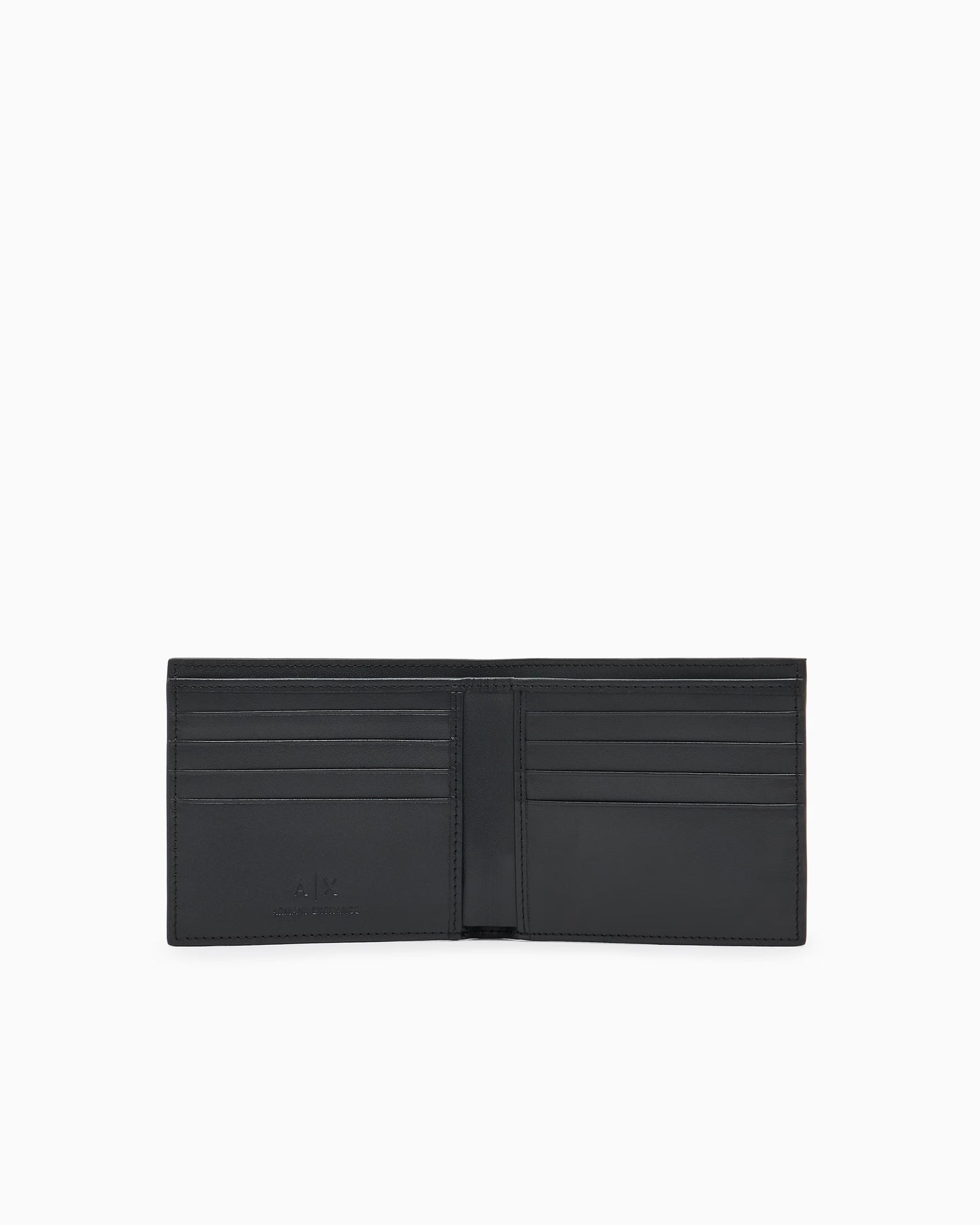 ARMANI EXCHANGE - Portafoglio bifold in pelle