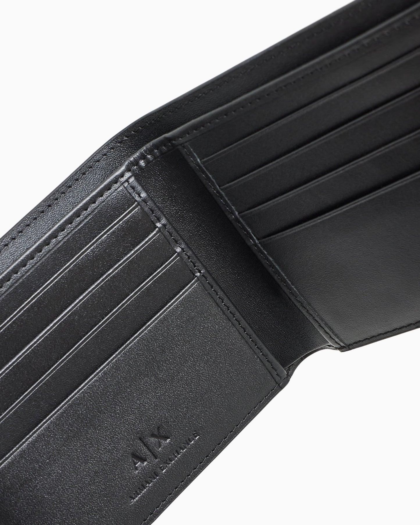 ARMANI EXCHANGE - Portafoglio bifold in pelle