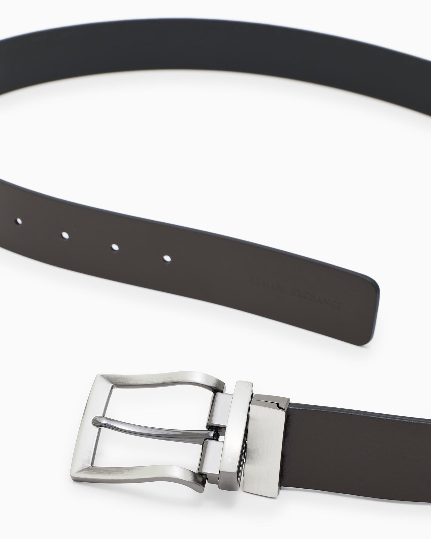 ARMANI EXCHANGE - Cintura in pelle con logo