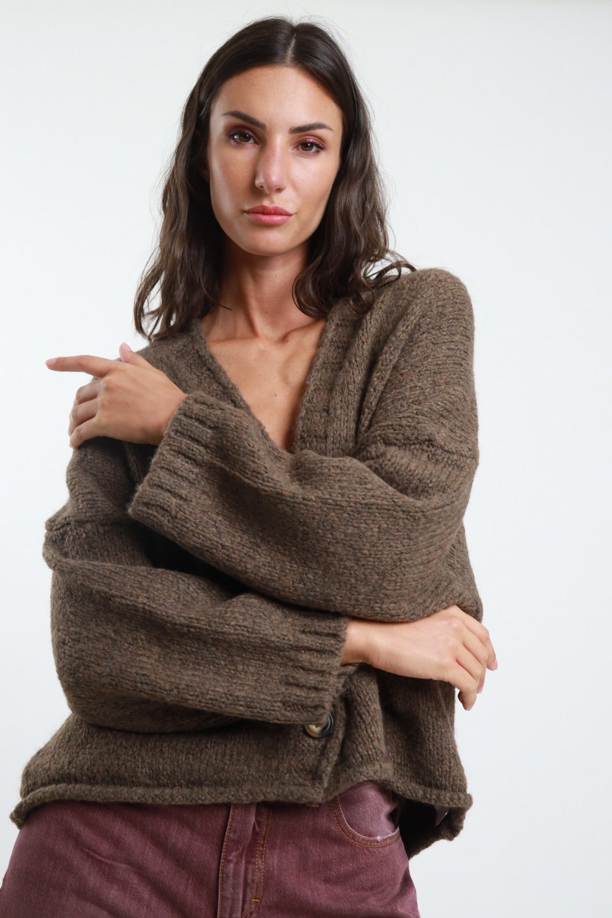 SUSY MIX - Cardigan con bottoni