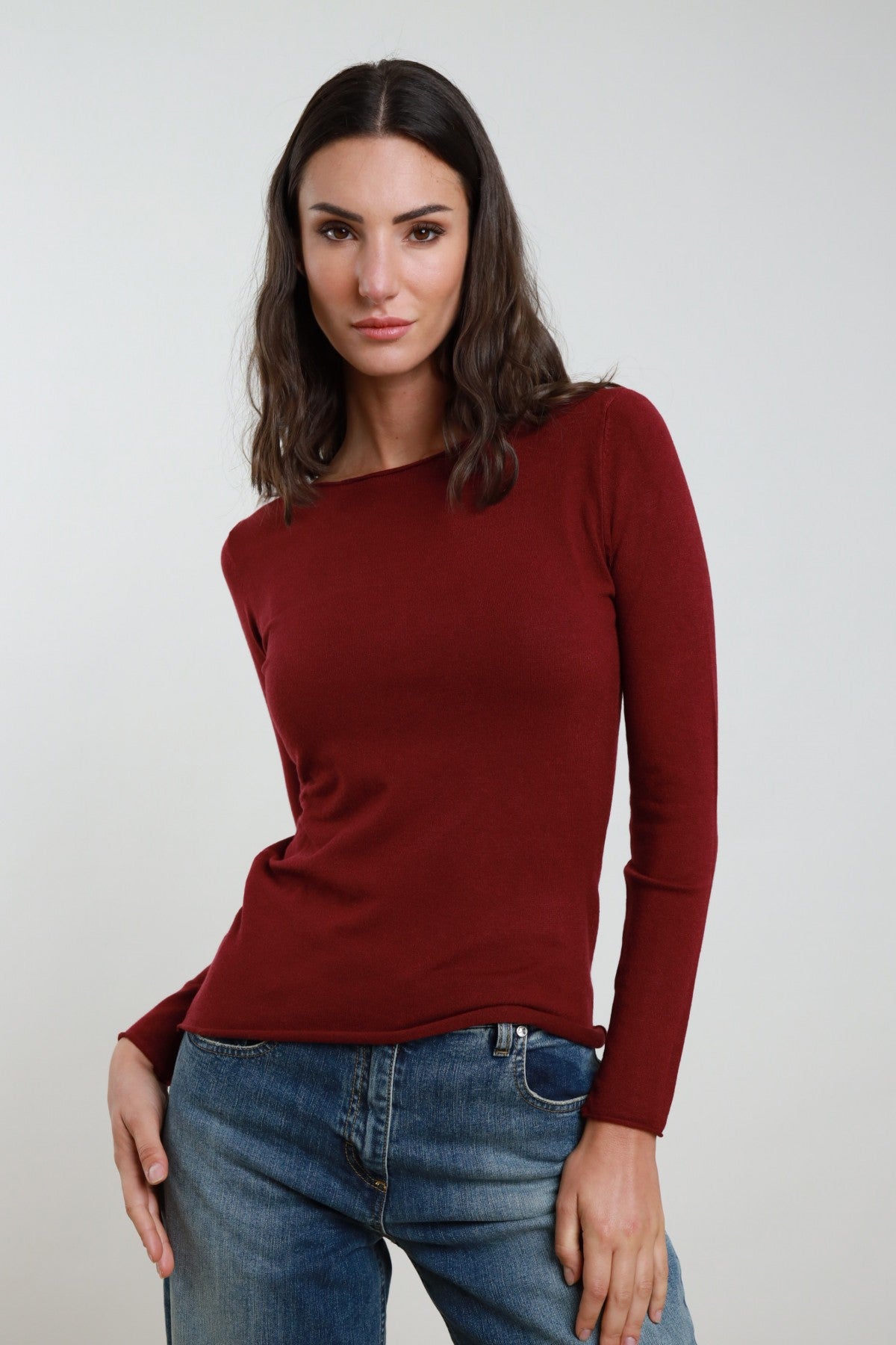 SUSY MIX - Maglia con scollo a barchetta