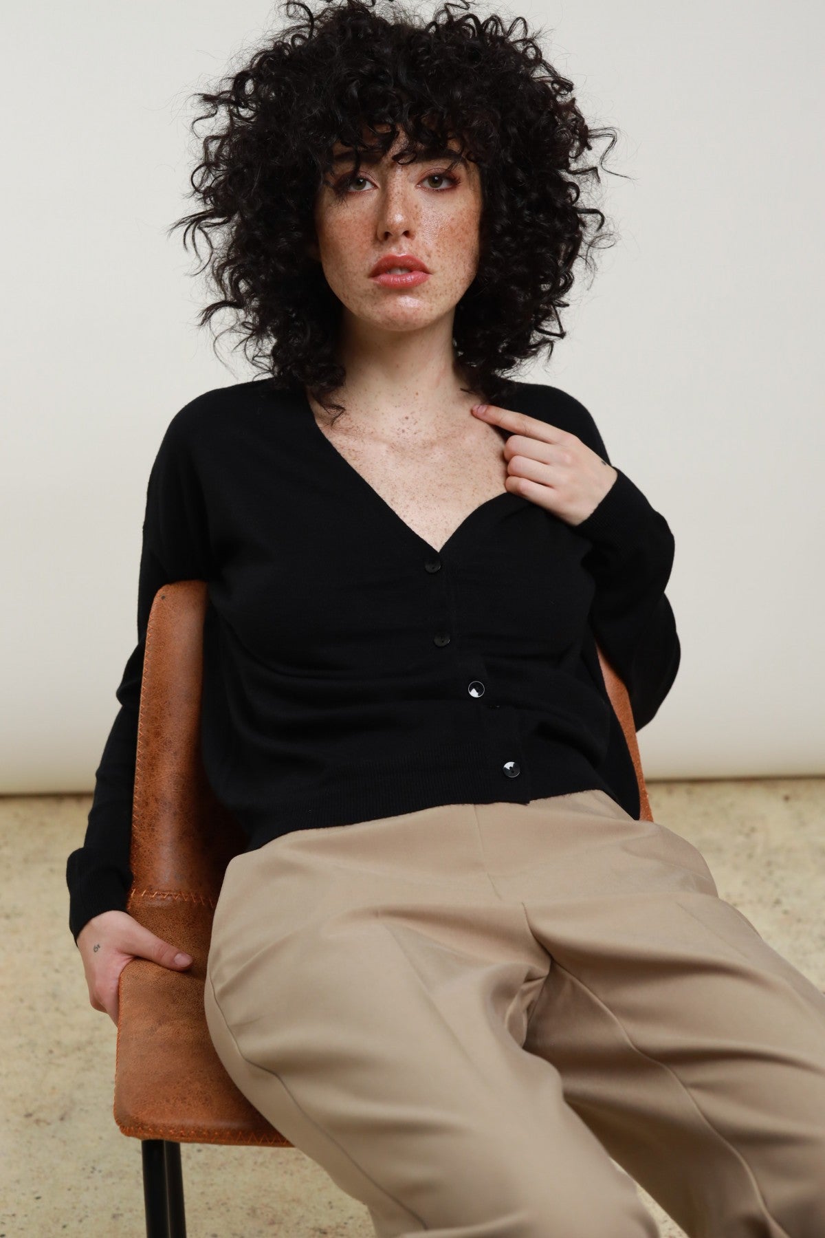 SUSY MIX - Cardigan rasato