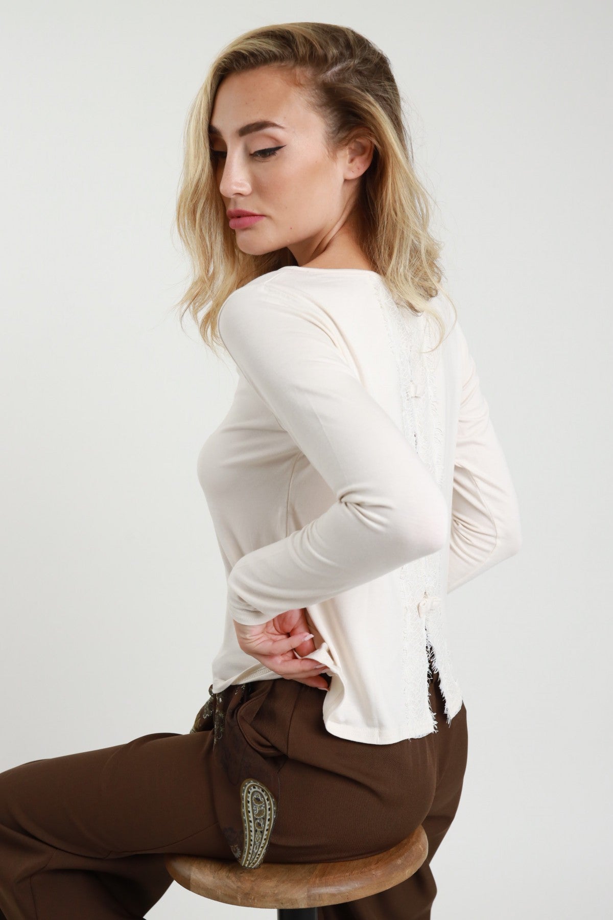 SUSY MIX - Maglia con fiocchetti