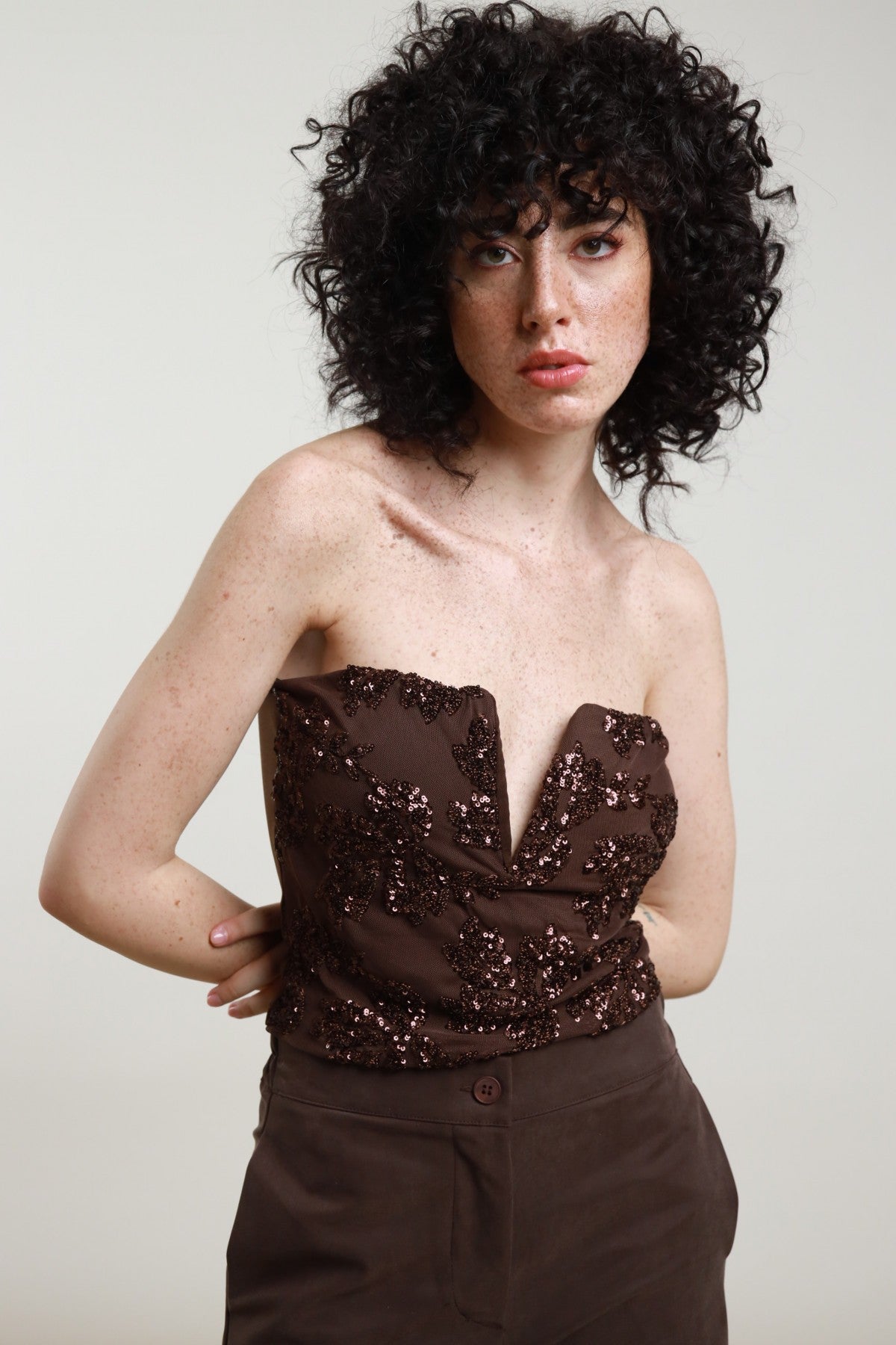 SUSY MIX - Top in paillettes