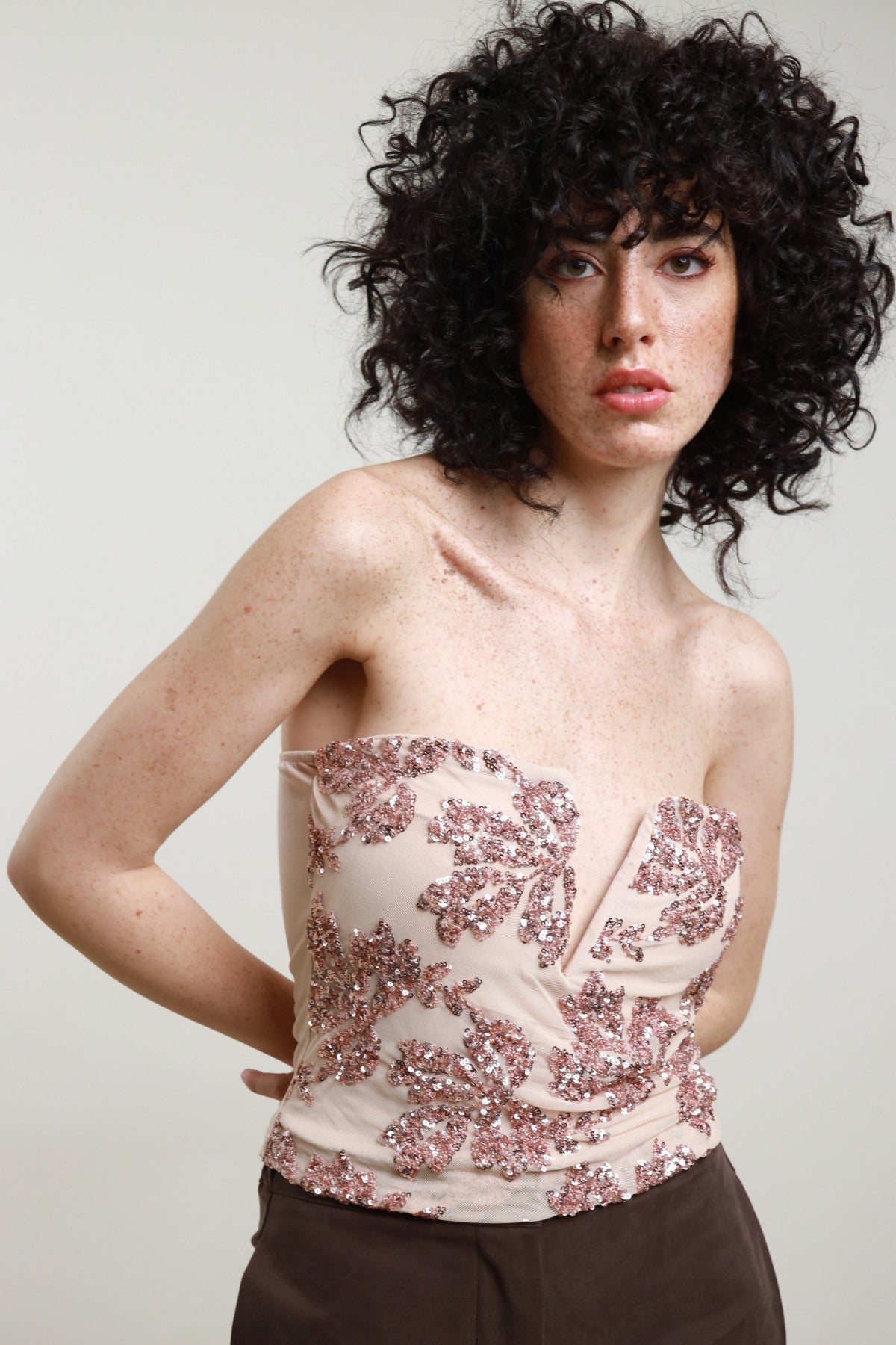 SUSY MIX - Top in paillettes