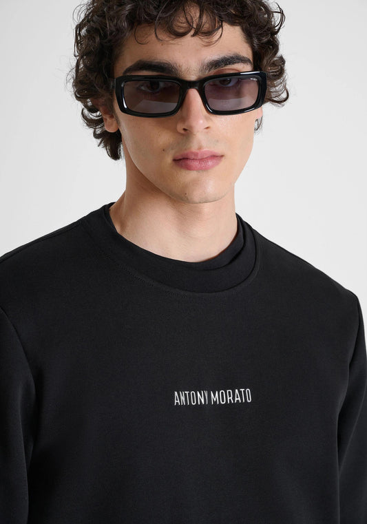 ANTONY MORATO - Felpa regular fit in interlock di cotone con logo