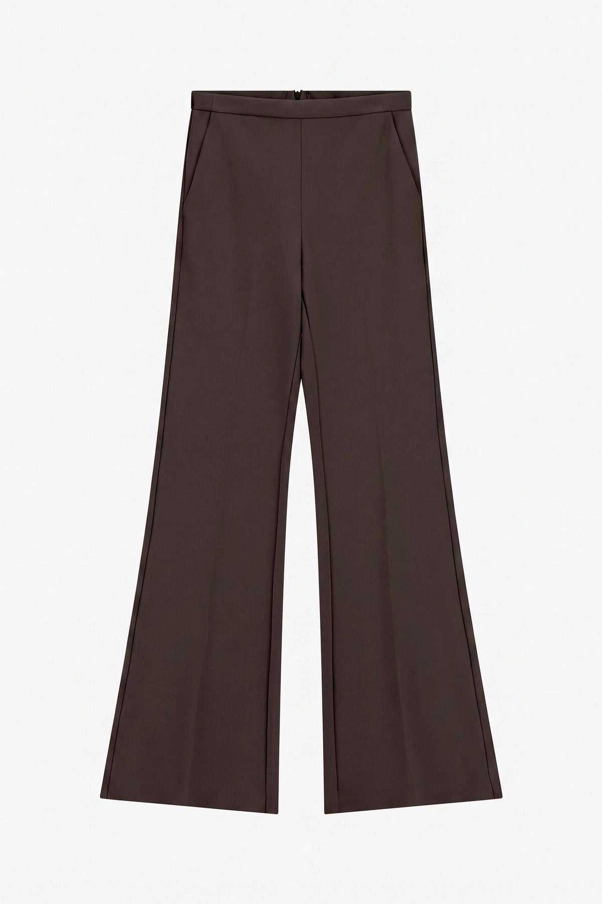 IMPERIAL - Pantaloni flare vita alta linea pulita