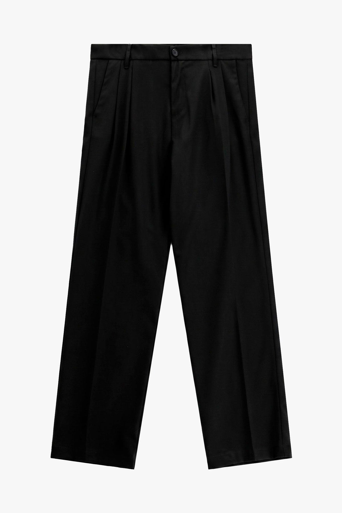 IMPERIAL - Pantaloni regular-fit con pinces e tasche posteriori