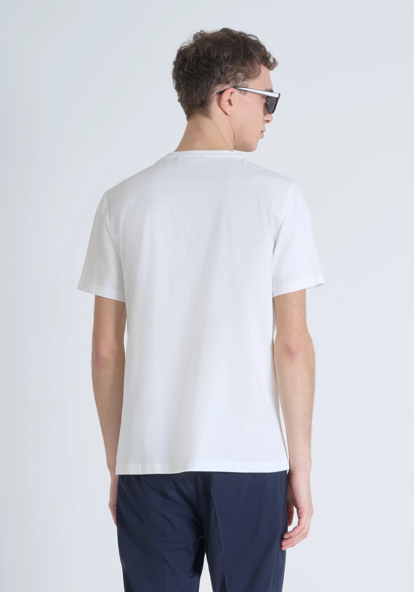 T-shirt regular fit con stampa ricamata tigre
