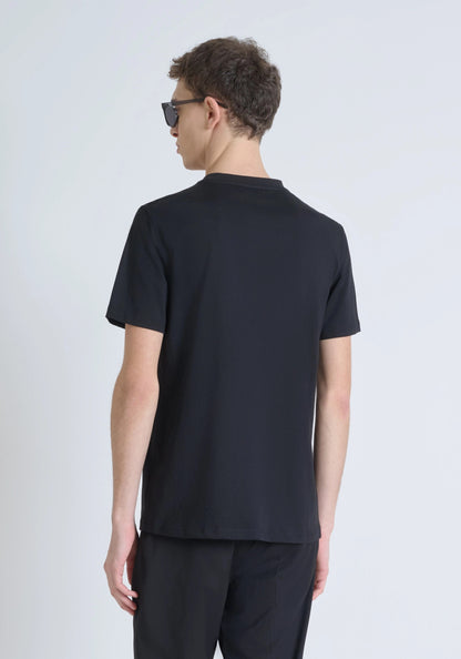 T-shirt regular fit con logo stampato
