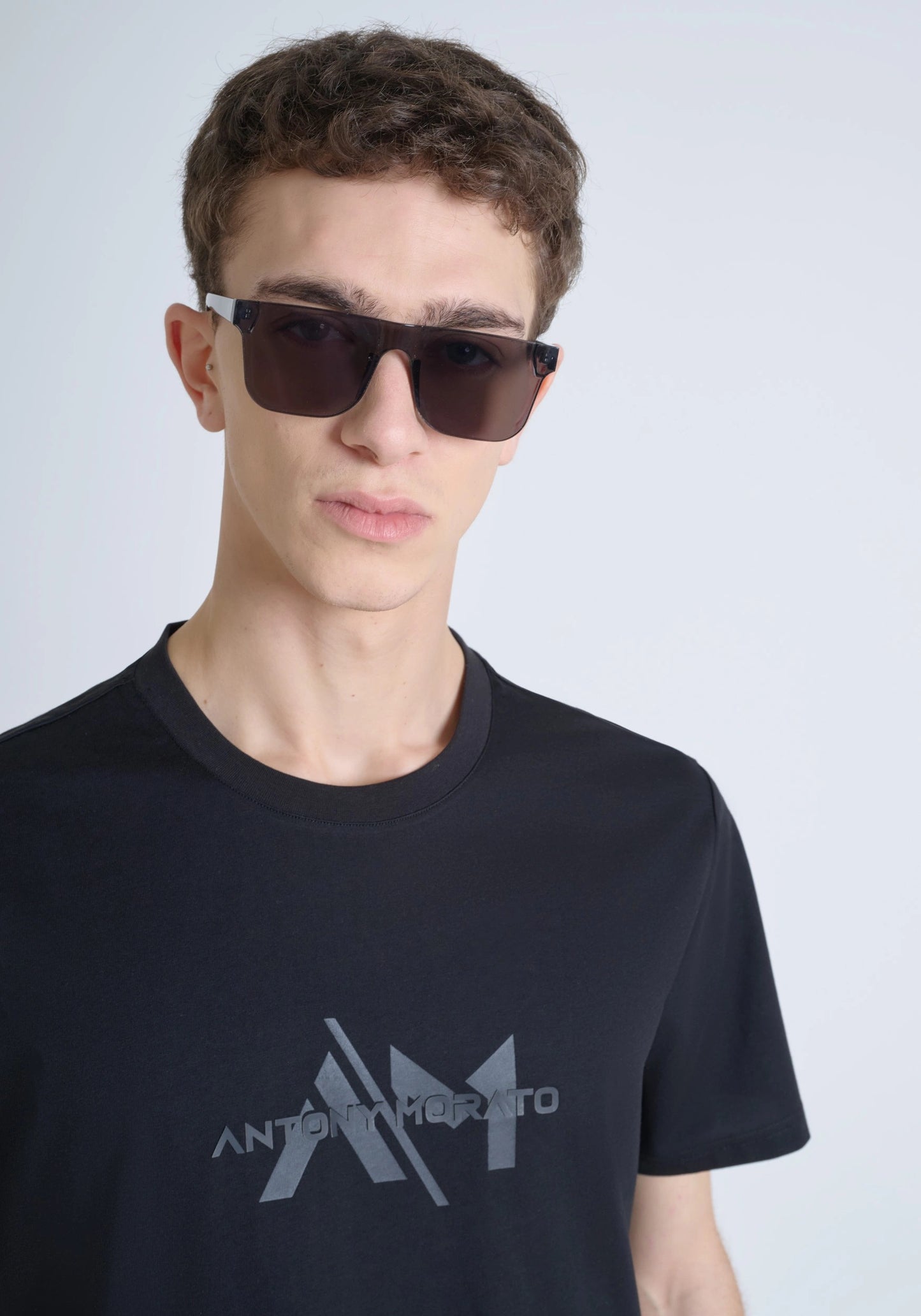 T-shirt regular fit con logo stampato