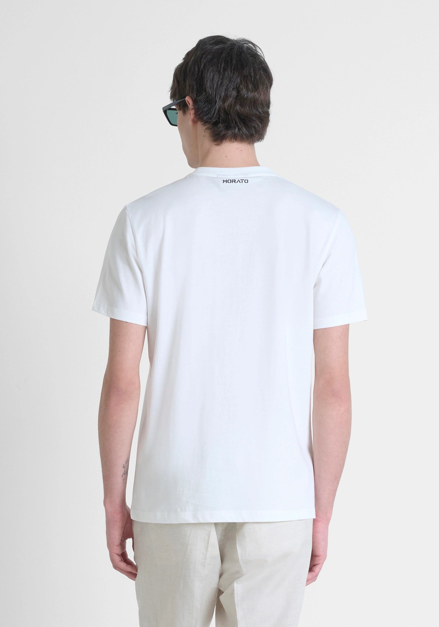 T-shirt regular fit con stampa gommata