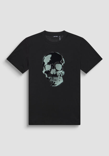 T-shirt regular fit con stampa gommata
