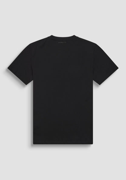 T-shirt regular fit con stampa gommata