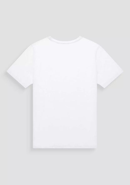 T-shirt con logo ricamato