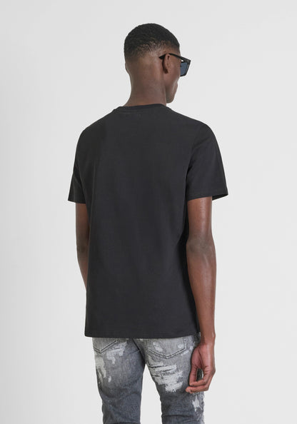 T-shirt regular fit in cotone e stampa "GUNS N' ROSES"