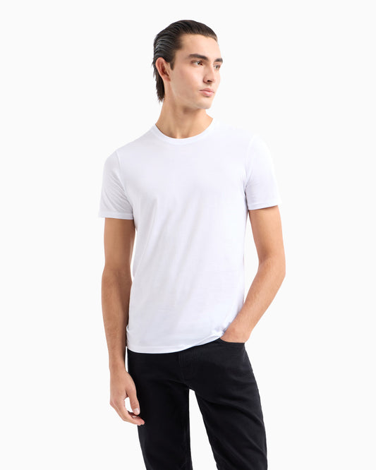 T-shirt slim fit in cotone pima