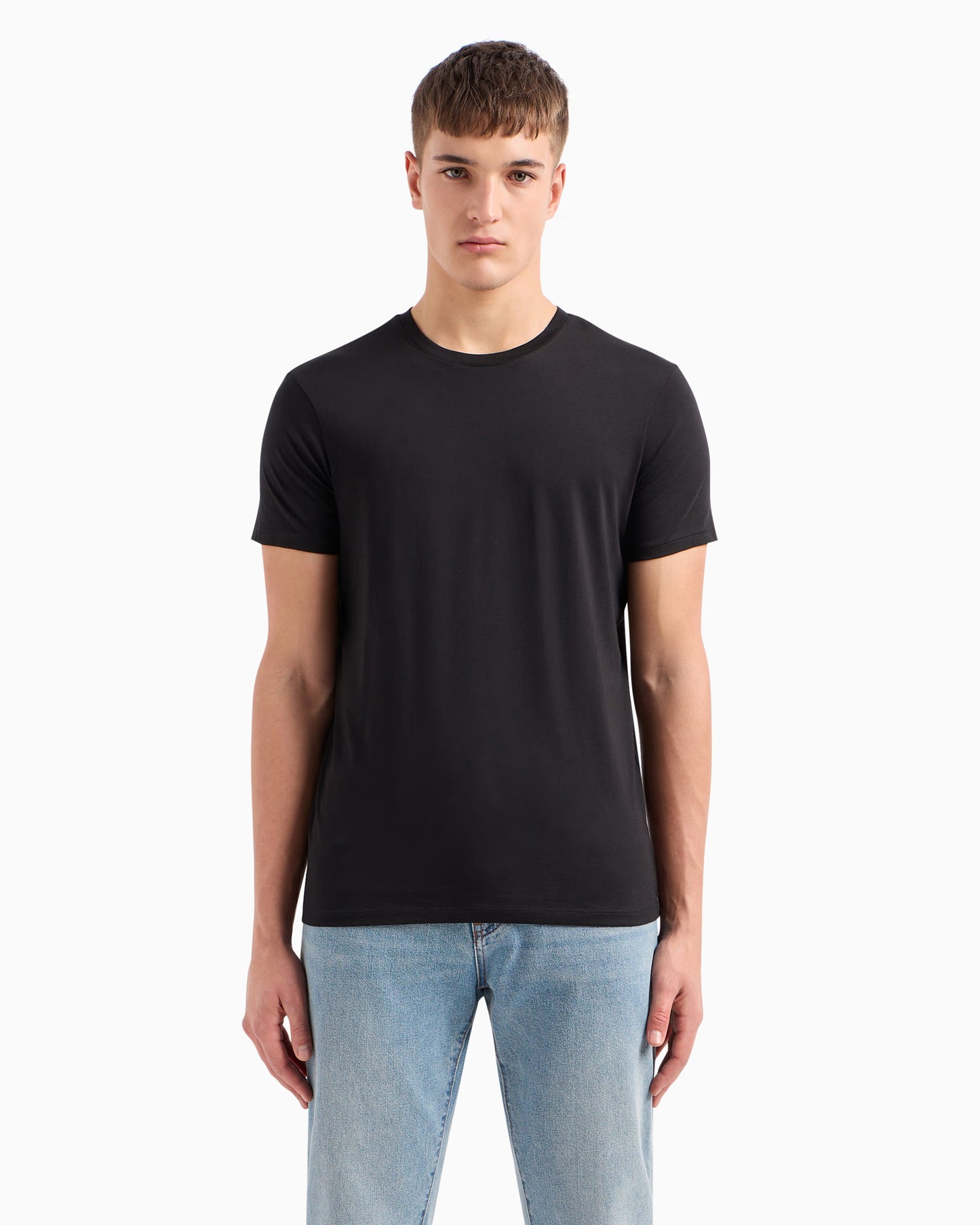 T-shirt slim fit in cotone pima