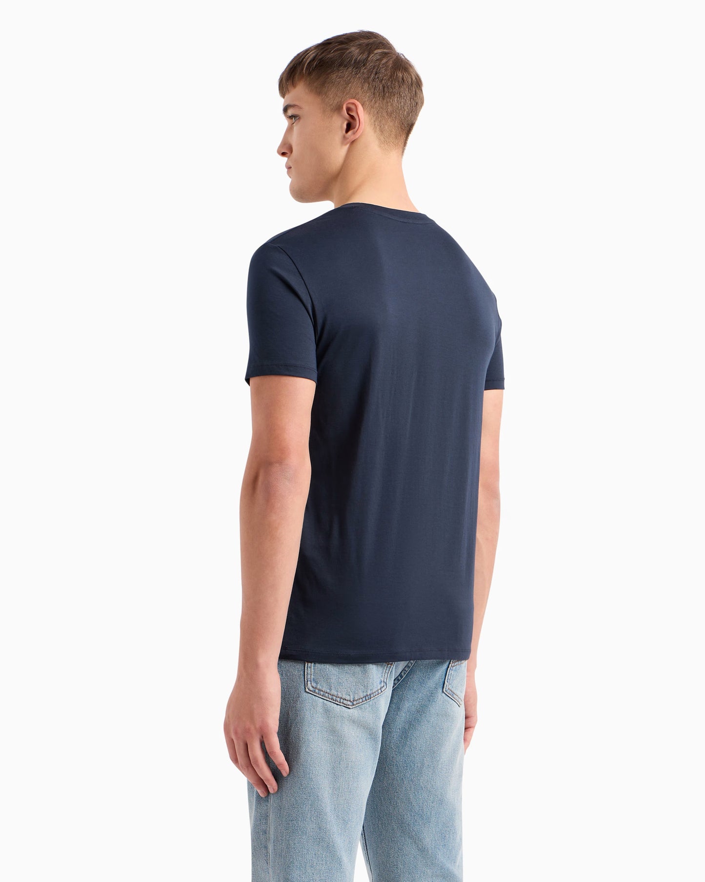 T-shirt slim fit in cotone pima
