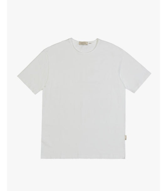 T-shirt con orli a taglio vivo